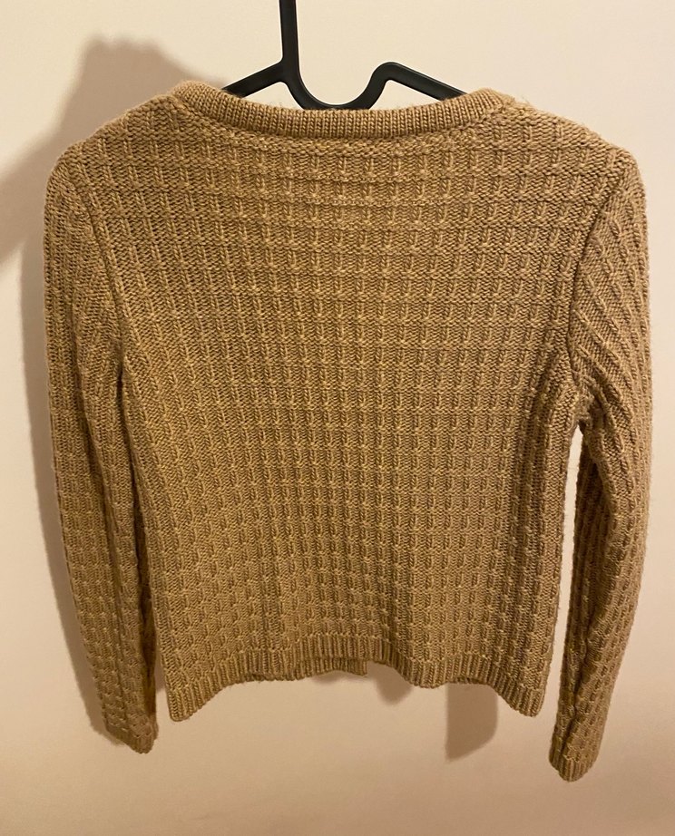 Mango Bej Örgü Kadın Hırka - Görsel 2