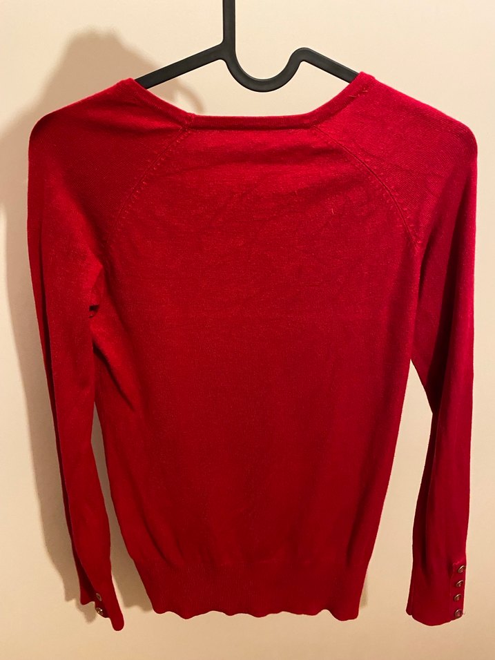 Limon Company Kadın Kırmızı Uzun Kollu Kazak - Görsel 2