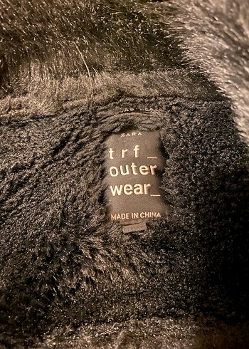 Zara Siyah Süet Kürklü Biker Kadın Ceket - Görsel 3