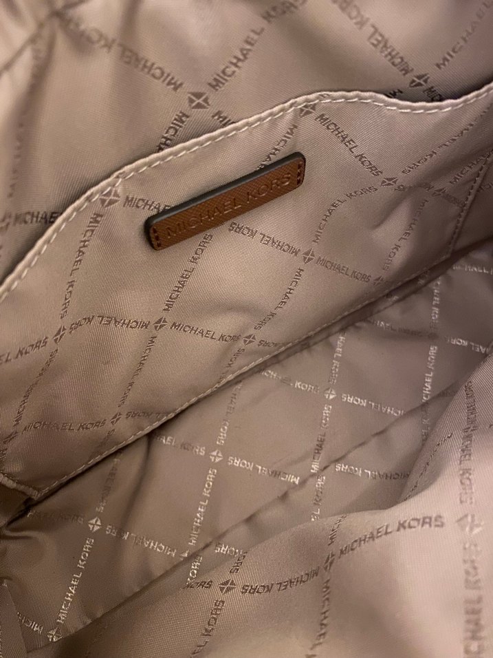 Michael Kors Zincir Detaylı Kahverengi Deri Kadın Çanta - Görsel 5