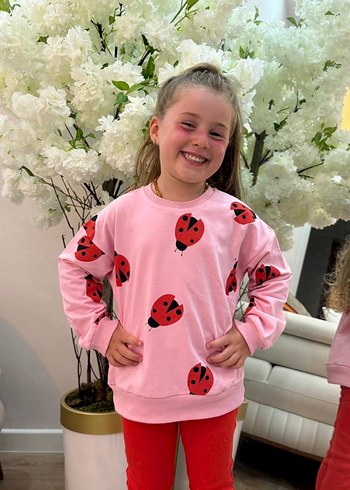 Uğur böceği baskılı tayt takım - Görsel 3