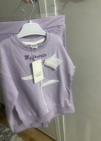 Kız Çocuk Lila Eşofman - Görsel 6