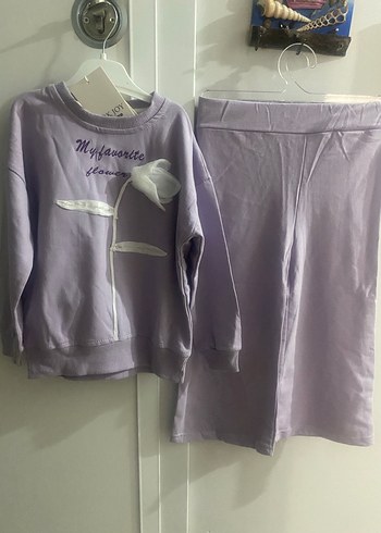 Kız Çocuk Lila Eşofman - Görsel 5