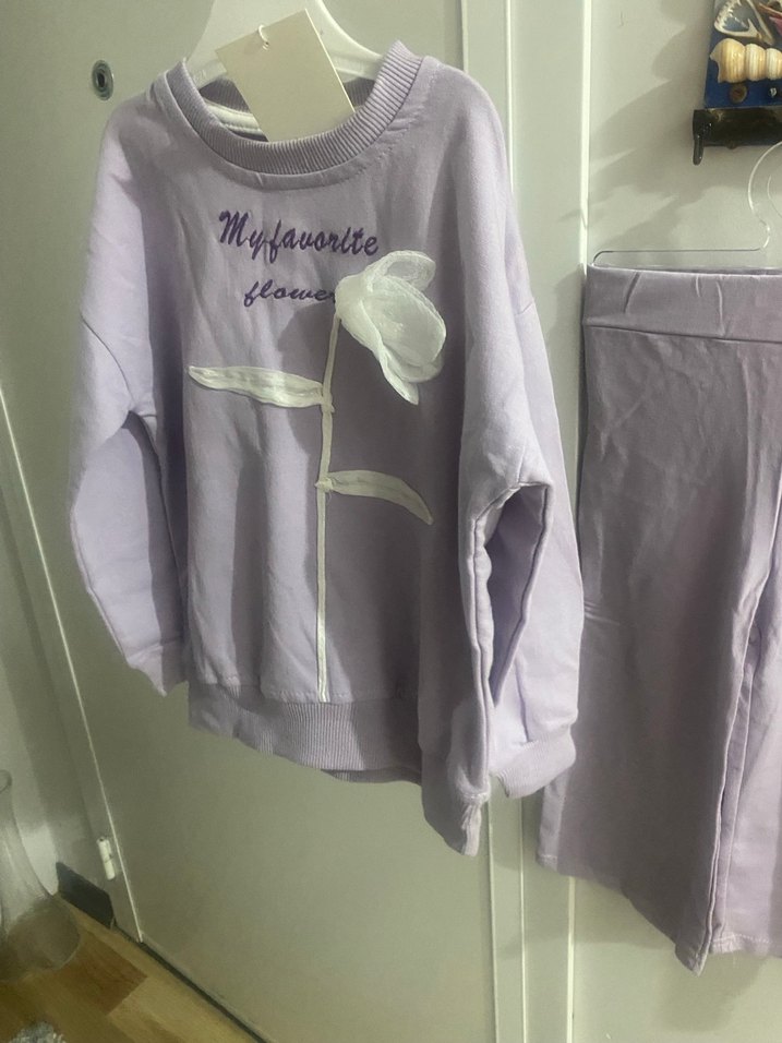 Kız Çocuk Lila  Eşofman - Görsel 2