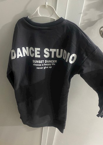 Kız Çocuk Gri Uzun Kollu Örme Elbise - Görsel 4