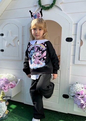 Kuromi Kız Sweatshirt ve Pantolon - Görsel 4