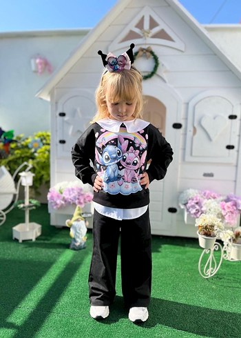 Kuromi Kız Sweatshirt ve Pantolon - Görsel 5