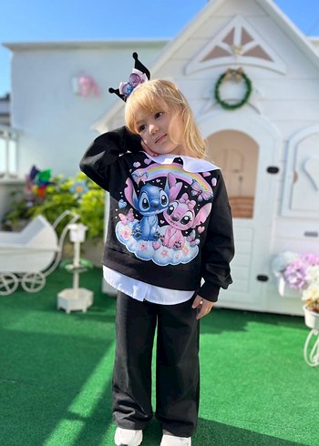 Kuromi Kız Sweatshirt ve Pantolon - Görsel 3