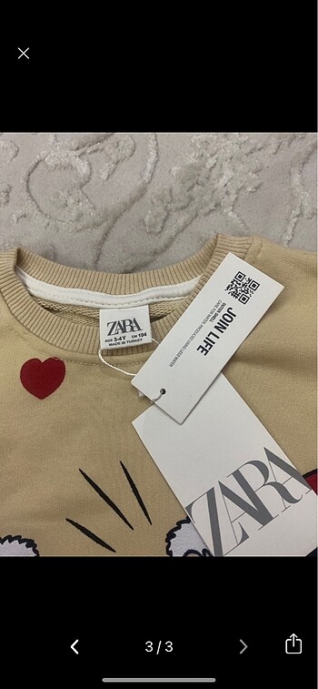 4 Yaş Beden Tek sweatshirt