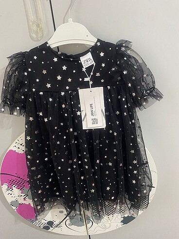 Zara Doğum günü elbisesi tül detay