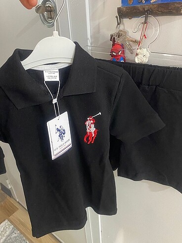 5 Yaş Beden Polo şort takım ikili