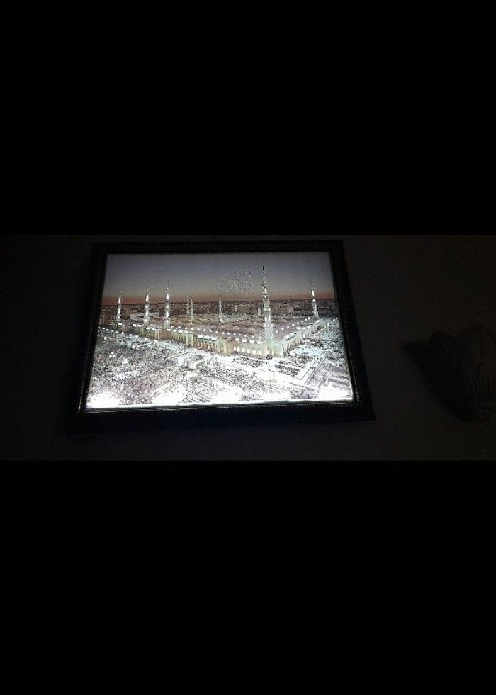 Işıklı dini tablo - Görsel 2