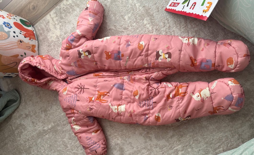 LC Waikiki Bebek Pembe Desenli Tulum - Görsel 2