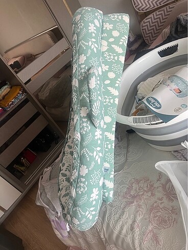 Beden turkuaz Renk Reflü Yatağı, Babynest