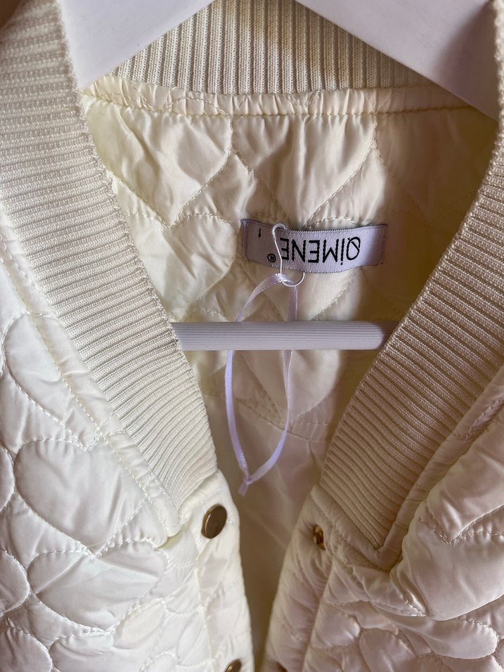 Beyaz Kolsuz Midi Yelek - Görsel 3