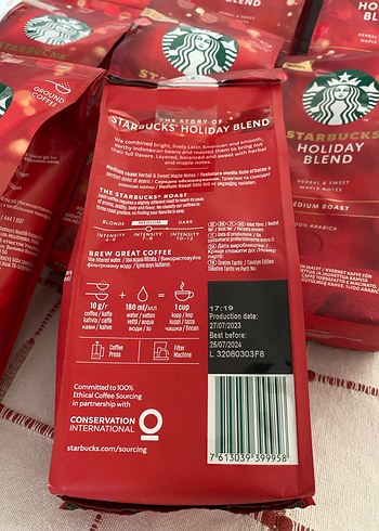 Starbucks Holiday Blend Öğütülmüş Kahve - Görsel 4
