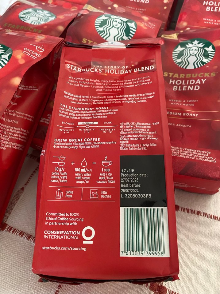 Starbucks Holiday Blend Öğütülmüş Kahve - Görsel 4