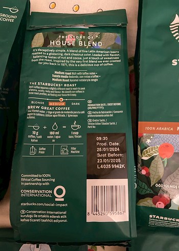 Starbucks Kahve Tozu - House Blend & Verona - Görsel 3
