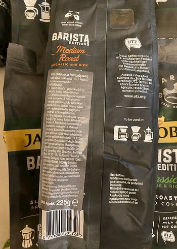 Jacobs Barista Edt. Klasik Kavrulmuş 225g Kahve - Görsel 3