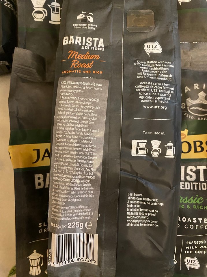 Jacobs Barista Edt. Klasik Kavrulmuş 225g Kahve - Görsel 3