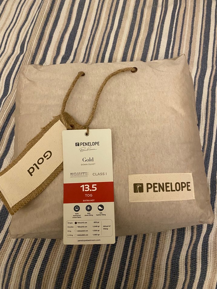 Penelope Gold kaz tüyü yorgan 13,5tog - Görsel 2