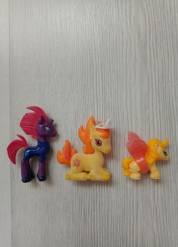Unicorn mini figürler (3 adet)