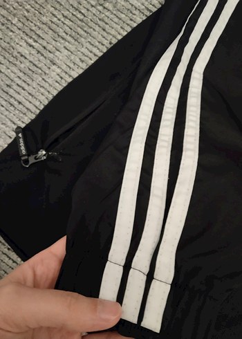 Adidas Siyah Kapüşonlu Erkek Yağmurluk - Görsel 5