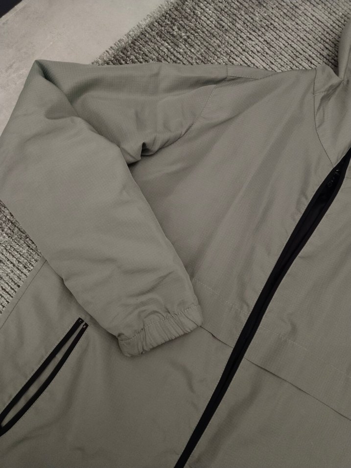 yeşil Kapüşonlu Fermuarlı Erkek Ceket - Görsel 5