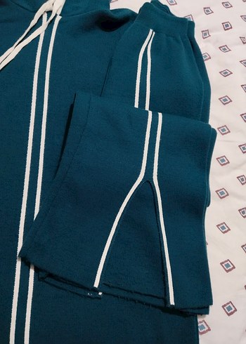 KadınKapüşonlu triko takım - Görsel 3