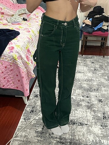 bershka straight pantolon