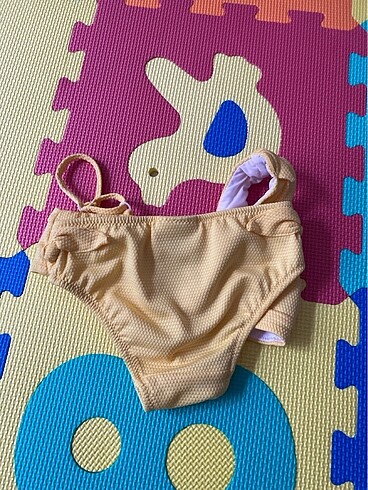 18-24 Ay Beden sarı Renk Çocuk bikini