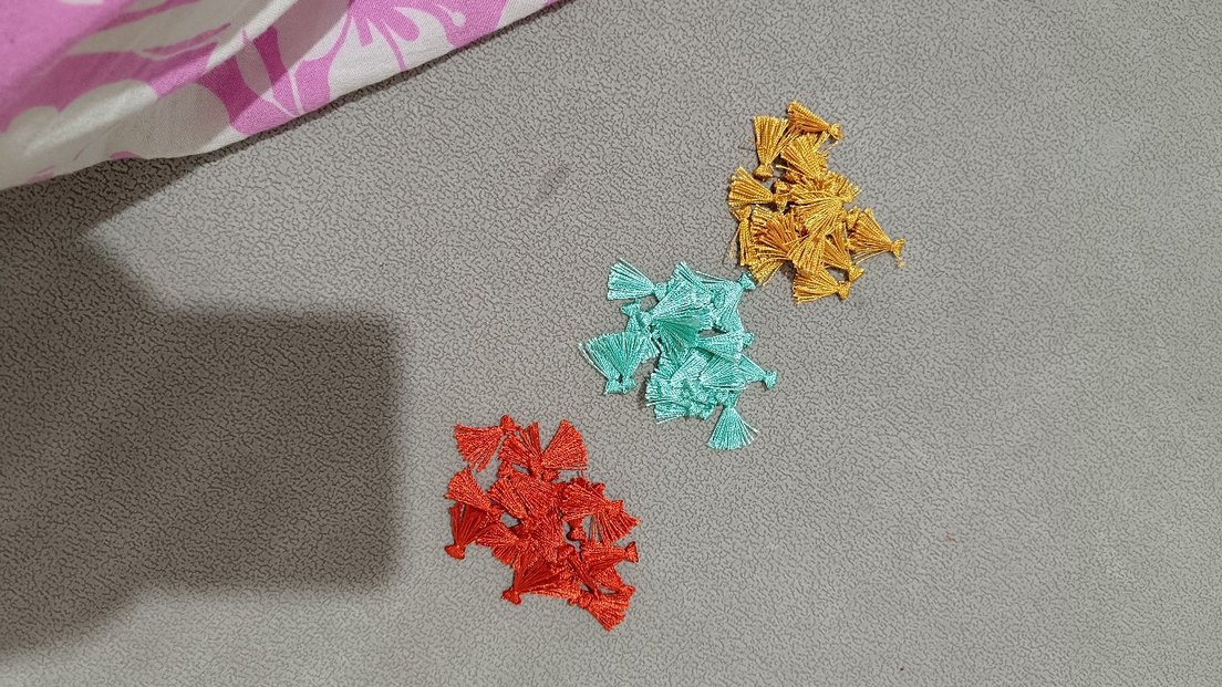 Renkli Bohem Püsküller - Görsel 3