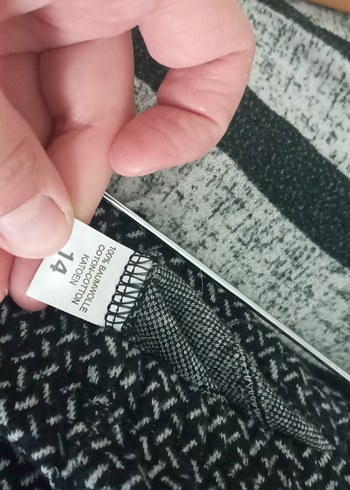 Trendy Gri Kız Çocuk Örgü Tayt - Görsel 6