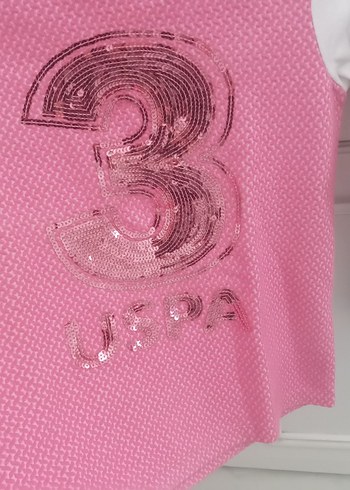 Kız Çocuk Pembe Uzun Kollu Triko Tişört - Görsel 4