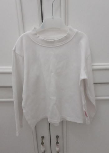 Beyaz Çocuk Uzun Kollu İçlik - Görsel 3