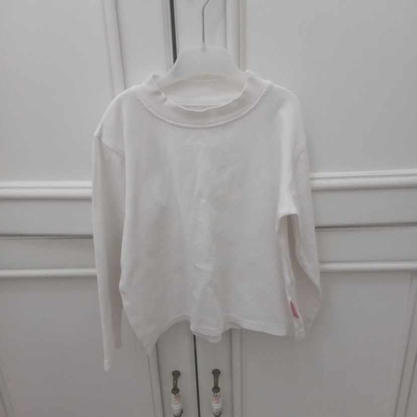 Beyaz Çocuk Uzun Kollu İçlik - Görsel 3