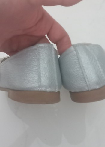 Gri Kız Çocuk Babet Ayakkabı Fiyonklu - Görsel 5