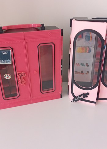 Renkli Oyuncak Barbie Gardırop Seti - Görsel 14