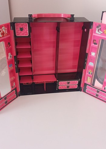 Renkli Oyuncak Barbie Gardırop Seti - Görsel 3