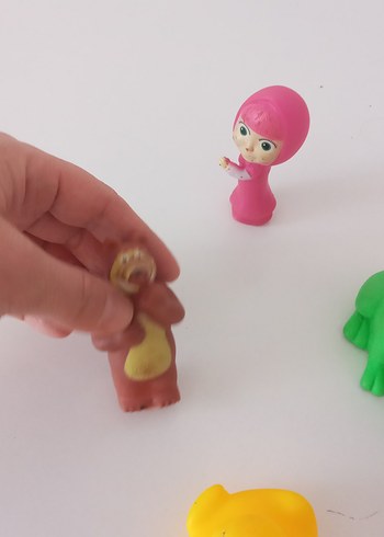 Renkli Karakter ve Hayvan Figürleri Oyuncak Seti - Görsel 4