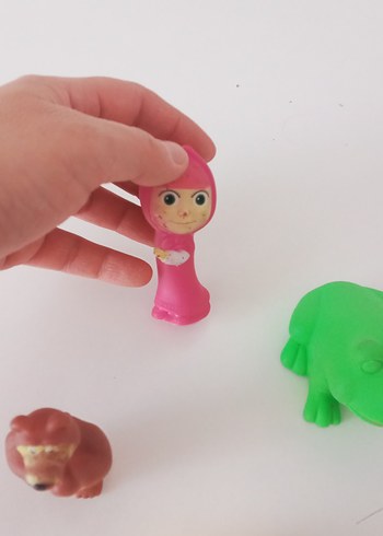 Renkli Karakter ve Hayvan Figürleri Oyuncak Seti - Görsel 8