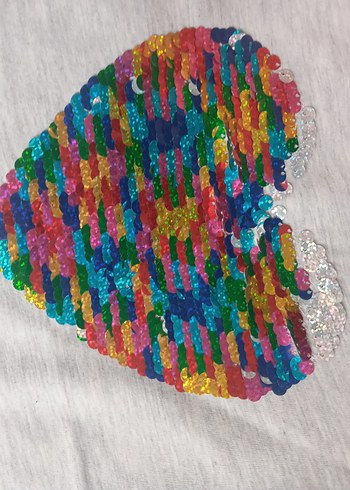 Kız Çocuk Gri Uzun Kollu Simli Tişört - Görsel 5