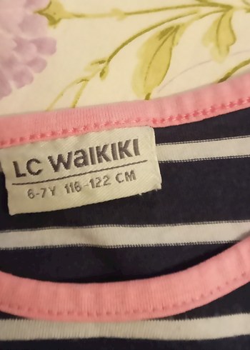 Kız Çocuk Çizgili Uzun Kollu Pamuk Tişört - Görsel 7