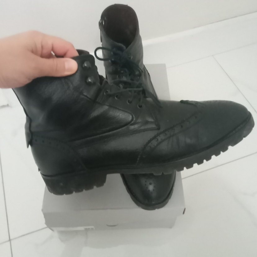 Siyah Klasik Erkek Botları - Görsel 2