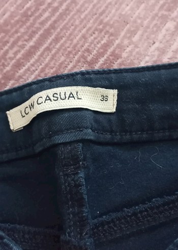 Lacivert Normal Kesim Denim Pantolon - Görsel 6