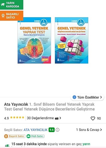 1.sinif bilsem hazırlık