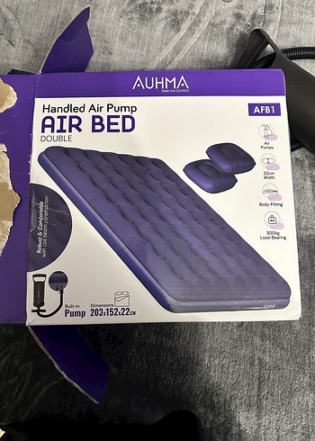 Lacivert Şişme Yatak Koruyucu - Görsel 7