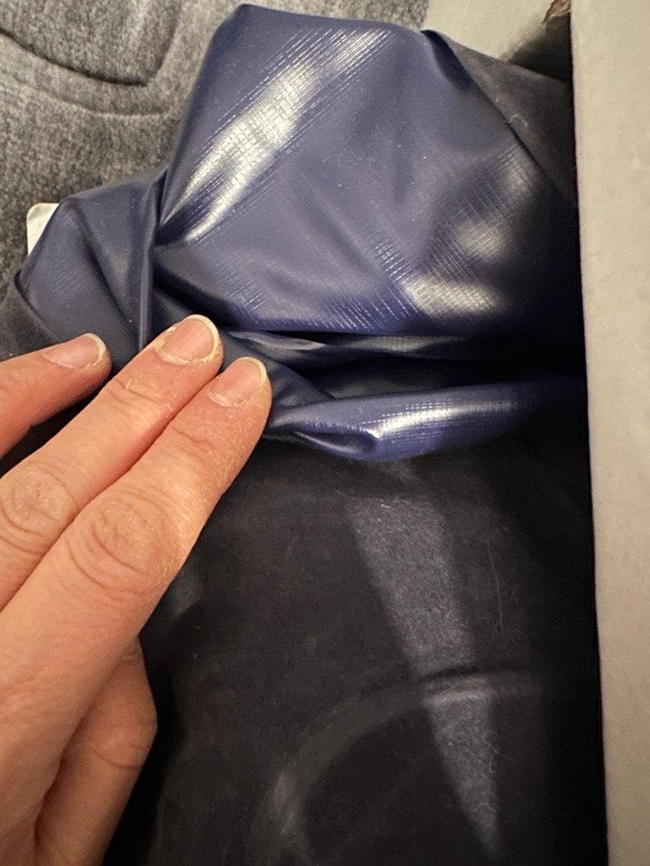 Lacivert Şişme Yatak Koruyucu - Görsel 4