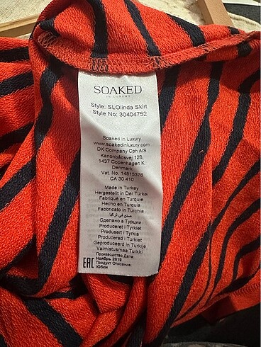 xs Beden Soaked etek oraj
