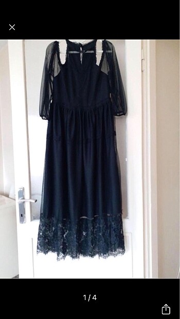 xl Beden siyah Renk Abiye elbise